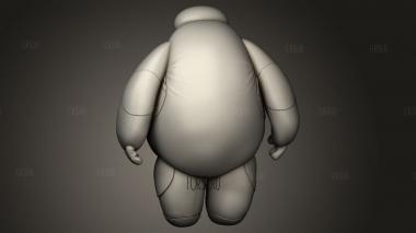 Baymax отличный 3d stl модель для ЧПУ