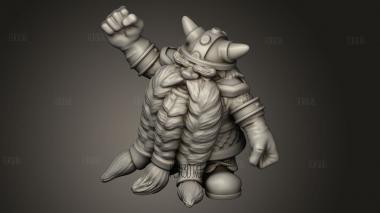 Карлик 3d stl модель для ЧПУ