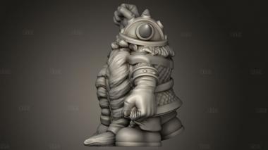 Карлик 3d stl модель для ЧПУ