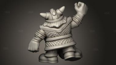 Карлик 3d stl модель для ЧПУ