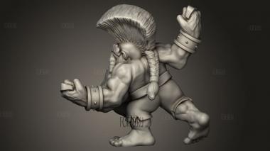 Карликовый тролль 3d stl модель для ЧПУ