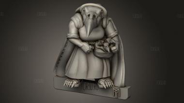 Нахальная Самка С Цыплятами 3d stl модель для ЧПУ