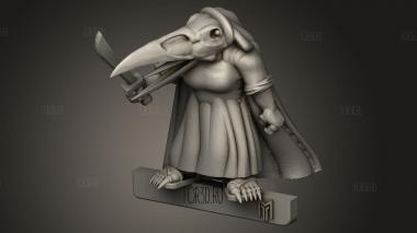 Нахальная Самка С Ножом 3d stl модель для ЧПУ