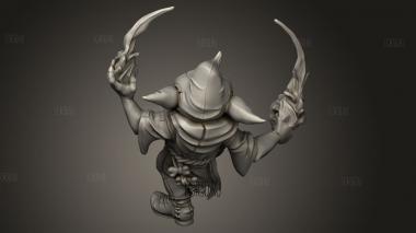 Поджигатель-гоблин в капюшоне 3d stl модель для ЧПУ