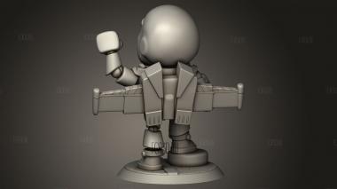 Базз Лайтер Чиби 3d stl модель для ЧПУ