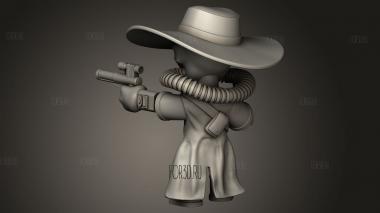 Кэд Бэйн Чиби 3d stl модель для ЧПУ