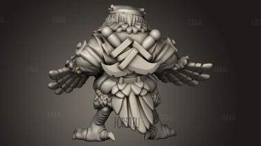 Бандиты Чиби Кроу 3d stl модель для ЧПУ