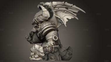 Демонический Зверь Чиби 3d stl модель для ЧПУ