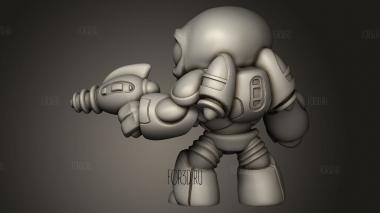 Зелень Чиби зеленая 3d stl модель для ЧПУ