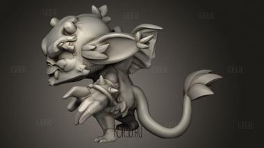 Чиби Импиус Бесенок 3d stl модель для ЧПУ