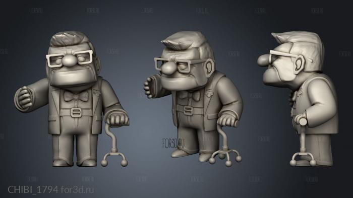 Carl Ellie Carl 3d stl модель для ЧПУ