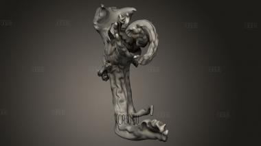 Кошачий призрак 3d stl модель для ЧПУ
