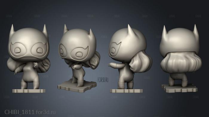 Catwoman classic stl model for CNC