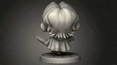 Чиби Барб 3d stl модель для ЧПУ