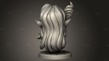 Чиби Барб 3d stl модель для ЧПУ