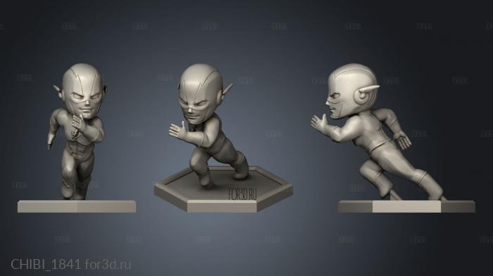 Chibi Flash stl model for CNC