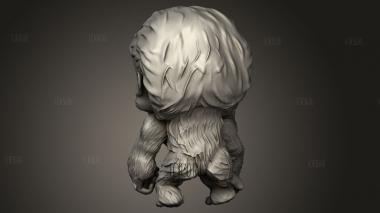 Чиби ГОДЗИЛЛА 3d stl модель для ЧПУ