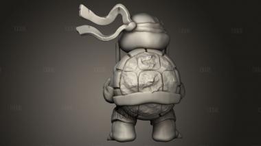 Черепашки-ниндзя-мутанты Чиби,Бандана из Рафаэля 3d stl модель для ЧПУ