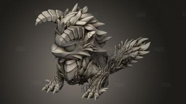 Чиби Зиногре 3d stl модель для ЧПУ