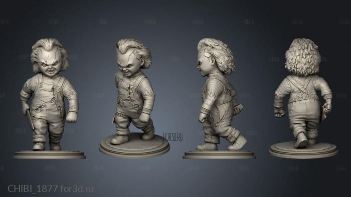Chucky stl model for CNC