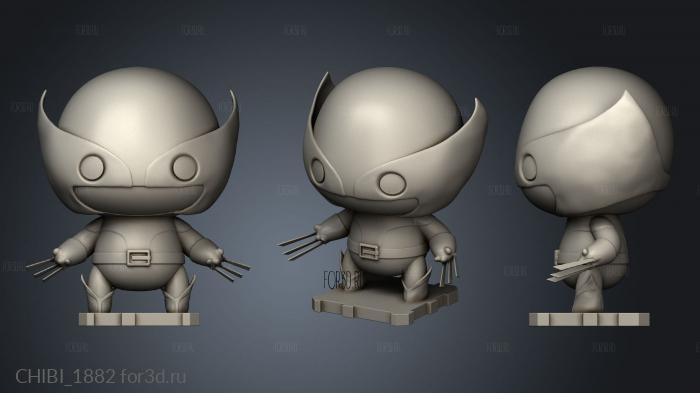 Classic Wolverine stl model for CNC