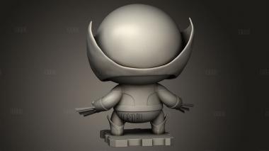 Классическая Росомаха 3d stl модель для ЧПУ