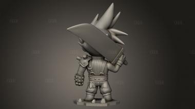 Облако Чиби 3d stl модель для ЧПУ