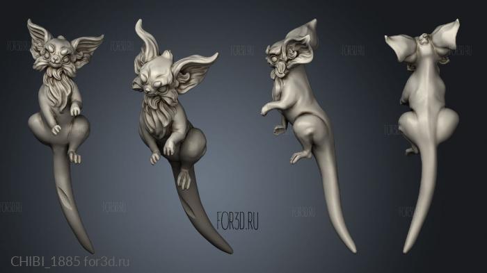 Cobra Mode Sciuri Mia Squirrel Monkey stl model for CNC