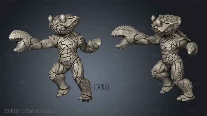 Crab Creature stl model for CNC