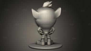 Крэш фанко 3d stl модель для ЧПУ