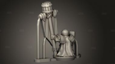 Знамя воинов-гномов 3d stl модель для ЧПУ