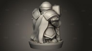 Гномы-воители 3d stl модель для ЧПУ