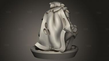 Подкрадывающийся 3d stl модель для ЧПУ