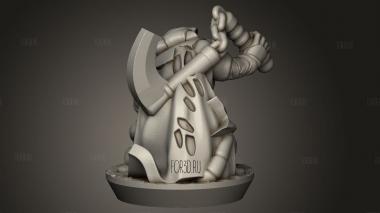 Подкрадывающийся 3d stl модель для ЧПУ
