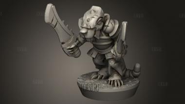 Сопливый герой 3d stl модель для ЧПУ