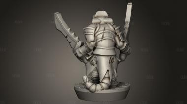 Сопливый герой 3d stl модель для ЧПУ