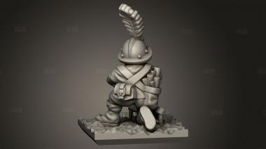 Арбалетчик 3d stl модель для ЧПУ