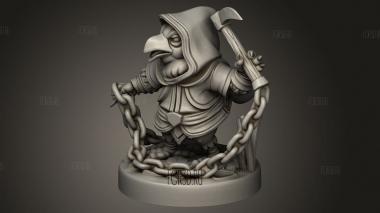 Ворона Кусаригама 3d stl модель для ЧПУ
