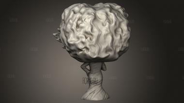 Красное платье Круелла Фанко 3d stl модель для ЧПУ
