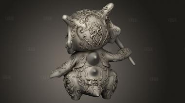 Кубоненаментальный 3d stl модель для ЧПУ