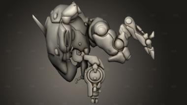 Ди Ва Мека Овервотч 3d stl модель для ЧПУ