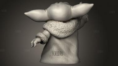 Действие Темный Огонь - Малыш Грогу 3d stl модель для ЧПУ