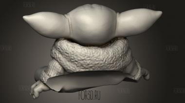 Темный Огонь Детская Коляска Kid Grogu 3d stl модель для ЧПУ