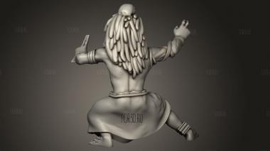 Халфлинг Темного Солнца,псионик, 3d stl модель для ЧПУ