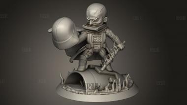 Мифы Дарта Вейдера о Чиби 3d stl модель для ЧПУ