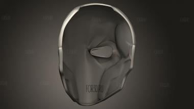 Маска Смертельного Удара Arkham Origins со Спинкой 3d stl модель для ЧПУ