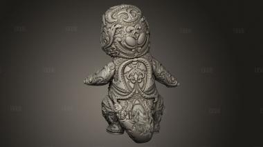 Роскошный Покемон Сер Чармандер Гекс 3d stl модель для ЧПУ
