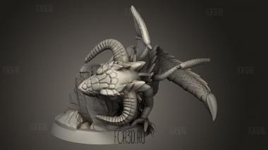 Играй в кости с Черным Драконом 3d stl модель для ЧПУ