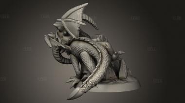 Играй в кости с Черным Драконом 3d stl модель для ЧПУ