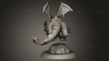 Игральные кости Синего Дракона 3d stl модель для ЧПУ